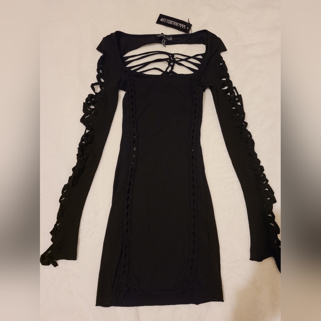 Dolls Kill Current Mood Cut Out Mini Dress
